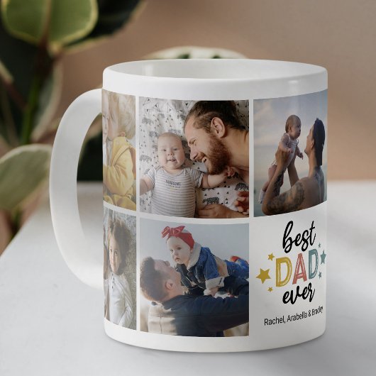 Personalisierter bester Vater je Foto Kaffeepause  Kaffeetasse