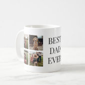 Personalisierter bester Vater je Foto Tasse (Vorderseite Links)