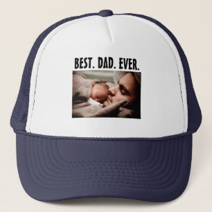 Personalisierter bester Vater je, Foto Truckerkappe