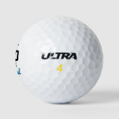 Personalisierter bester Vater je Golf Balls Golfball (Logo)