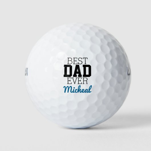 Personalisierter bester Vater je Golf Balls Golfball (Vorderseite)