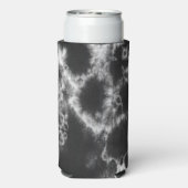 Personalisierter bester Vater je Schwarze Gefärbte Selters Dosenkühler (Seltzer Rückseite)