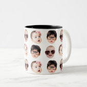 Personalisierter bester Vater nach Par Weihnachtsg Zweifarbige Tasse (VorderseiteRechts)