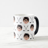 Personalisierter bester Vater per Par Geschenk Cus Verwandlungstasse (VorderseiteRechts)