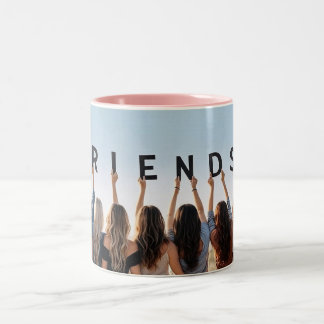 Personalisierter Bestie-Bild-Kaffeebecher Zweifarbige Tasse