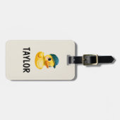 Personalisierter Beutel für Gummihauben Gepäckanhänger (Vorderseite horizontal)