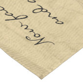 Personalisierter Bibel-Vers-Tabellen-Läufer Kurzer Tischläufer (Ecke)