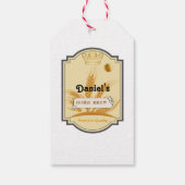 Personalisierter Bierglas-Cup Geschenkanhänger (Rückseite)