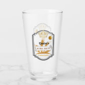 Personalisierter Bierglas-Cup Glas (Rückseite)