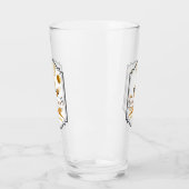Personalisierter Bierglas-Cup Glas (Links)