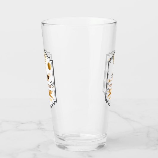 Personalisierter Bierglas-Cup Glas (Links)