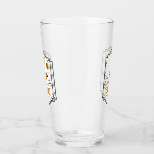 Personalisierter Bierglas-Cup Glas (Rechts)