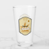 Personalisierter Bierglas-Cup Glas (Rückseite)