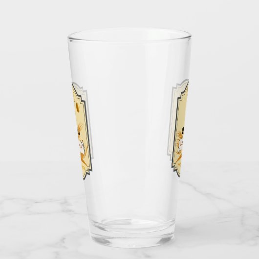 Personalisierter Bierglas-Cup Glas (Links)
