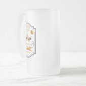 Personalisierter Bierglas-Cup Mattglas Bierglas (Vorderseite Links)
