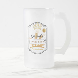 Personalisierter Bierglas-Cup Mattglas Bierglas