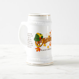 Personalisierter Bierkrug zum deutschen Oktoberfes Bierglas