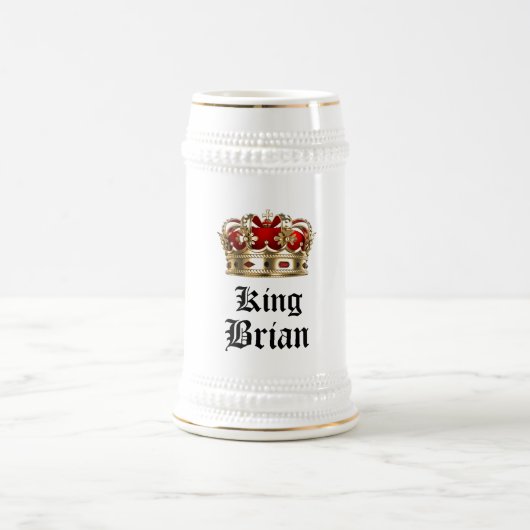 Personalisierter Bierstein Bierglas (Mittel)