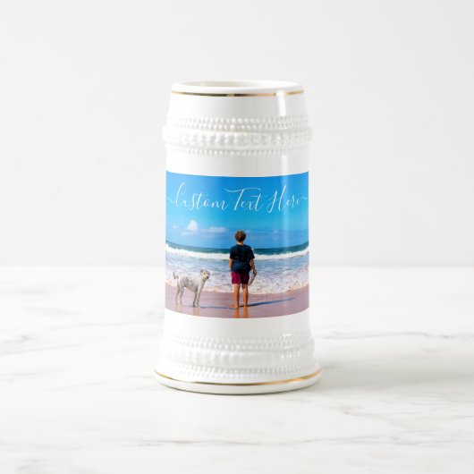 Personalisierter Bierstein und benutzerdefinierter Bierglas (Mittel)