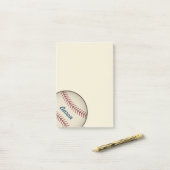 Personalisierter Big-Baseball-Beitrag Post-it Klebezettel (Auf Schreibtisch)