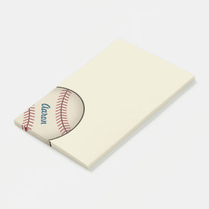 Personalisierter Big-Baseball-Beitrag Post-it Klebezettel