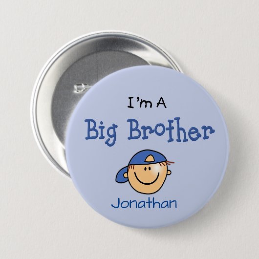 Personalisierter Big Brother Button (Vorne & Hinten)