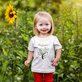 Personalisierter Big Family Tree (20 Namen) Baby T-shirt