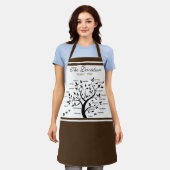 Personalisierter Big Family Tree (20 Namen) Schürze (Getragen)