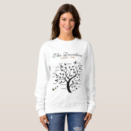 Personalisierter Big Family Tree (20 Namen) Sweatshirt