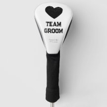 Personalisierter Big Heart Golf Head Cover