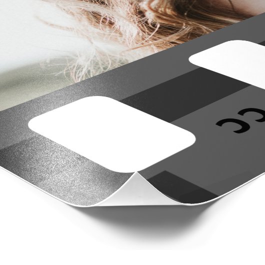 Personalisierter Bilderrahmen für Filmrollen im Tr Fotodruck (Ecke)