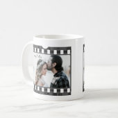 Personalisierter Bilderrahmen für Filmrollen im Tr Kaffeetasse (Vorderseite Links)