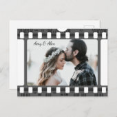 Personalisierter Bilderrahmen für Filmrollen im Tr Postkarte (Vorne/Hinten)
