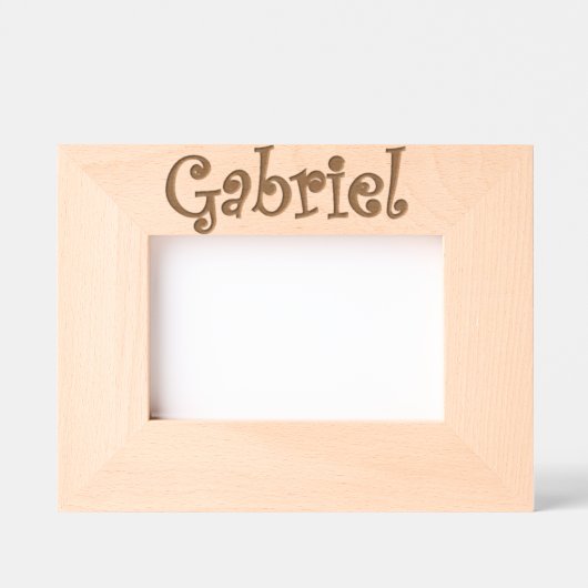 Personalisierter Bilderrahmen Gabriel / Custom fra Geätzte Rahmen (Vorderseite)