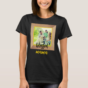 Personalisierter Bilderrahmen Süße gesegnete Mam T-Shirt