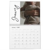 Personalisierter Bildkalender mit Skript Kalender (Jan 2027)