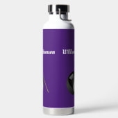 Personalisierter Billardball und -queue  Trinkflasche (links)