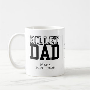 Personalisierter Billet-Vater mit einem wissenscha Kaffeetasse