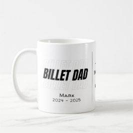 Personalisierter Billet-Vater mit einem wissenscha Kaffeetasse