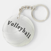 Personalisierter billiger Volleyball-ältere Schlüsselanhänger (Rückseite)