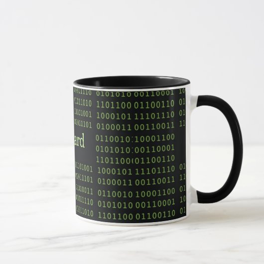 Personalisierter binärer Code Tasse (Rechts)