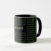 Personalisierter binärer Code Tasse (VorderseiteRechts)