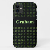 Personalisierter Binärkode Case-Mate iPhone Hülle (Rückseite)