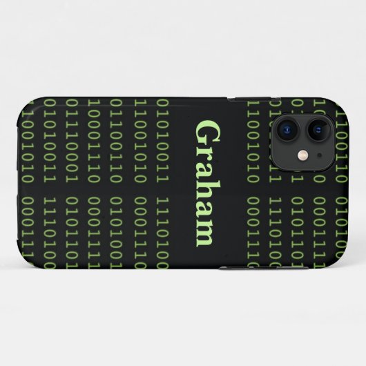 Personalisierter Binärkode Case-Mate iPhone Hülle (Rückseite (Horizontal))