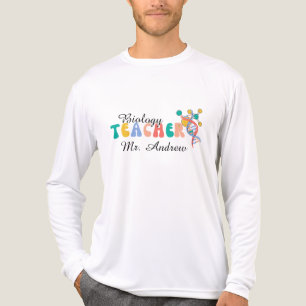 Personalisierter Biologielehrer, Tag der Wissensch Tri-Blend Shirt