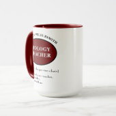 Personalisierter Biologielehrer Tasse (Vorderseite Links)
