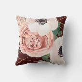 Personalisierter Birth Kissengeometrischer Garten Kissen (Rückseite)