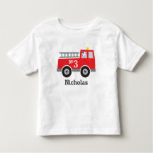 Personalisierter Birthday Fire Truck