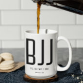 Personalisierter BJJ Es ist die Art, wie ich Roll  Kaffeetasse