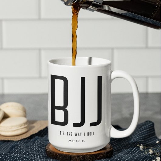 Personalisierter BJJ Es ist die Art, wie ich Roll  Kaffeetasse